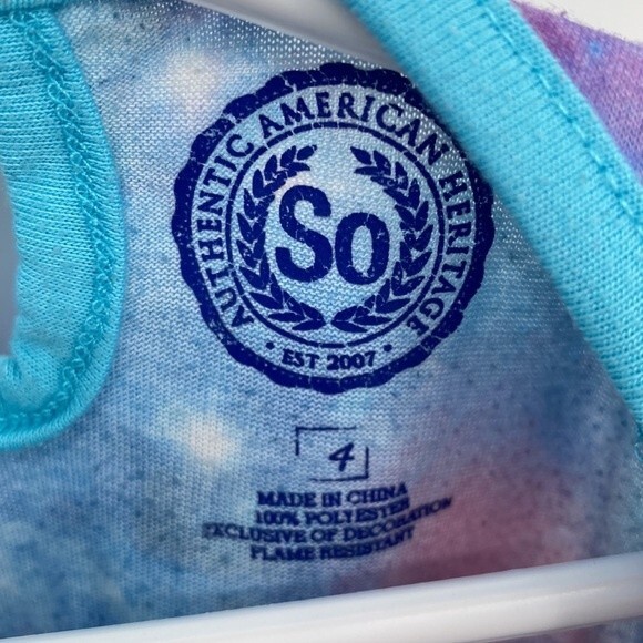 Girls Nightgown Lot of 3 size 4 So & Okie Dokie Short Sleeve Ruffle Bottom - Picture 3 of 7